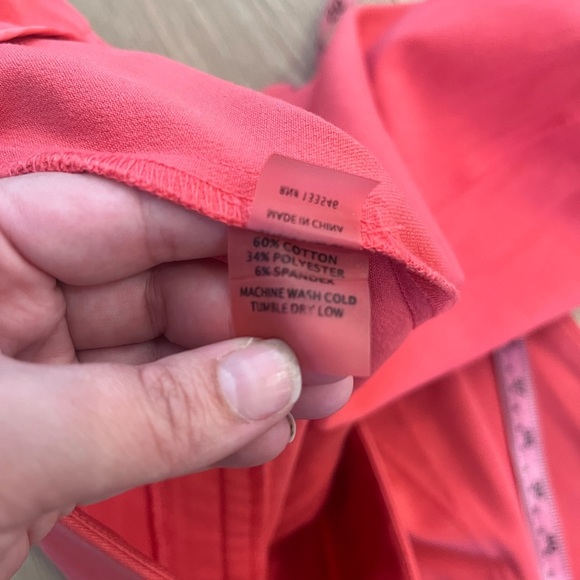 Crosby Pink Mid Rise Trouser Pants Size 8 - Picture 7 of 7